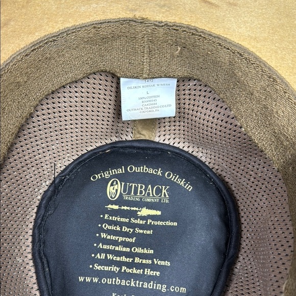 Outback Tan Fedora Hat - Picture 11 of 11